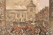 Thomas Pakenham Thomas Street,Dubli the Scene of Rober Emmet-s execution in 1803 oil painting